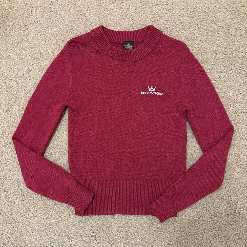Unbranded Women's Burgundy Sweater